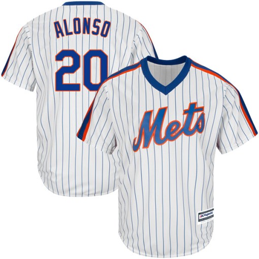 Youth Majestic New York Mets Pete Alonso Replica White Cool Base ...
