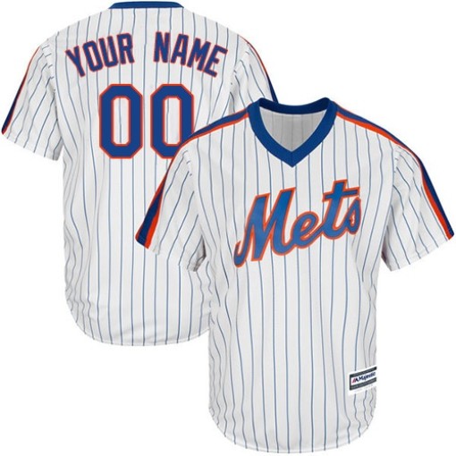 Youth Majestic New York Mets Custom Authentic White ized Alternate Cool ...